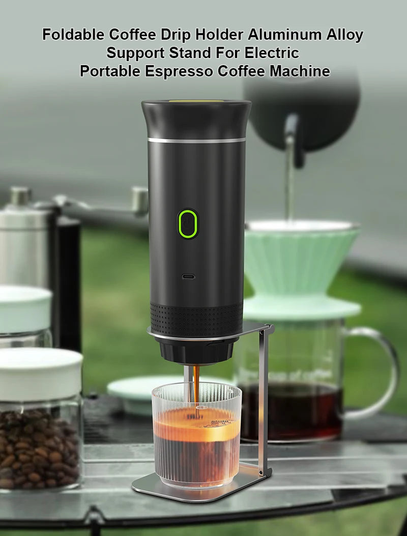 3-in-1 Capsule Powder Travel Coffee Maker Wireless Electric Portable Espresso Coffee Machine for Car & Home Camping Coffee Maker
