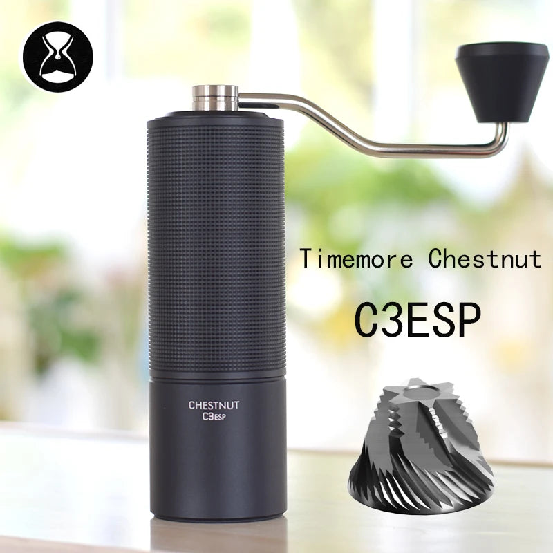 TIMEMORE Chestnut C3ESP C3S Manual Coffee Grinder All-metal Body & S2C Burr Send Cleaning Brush Free Shipping