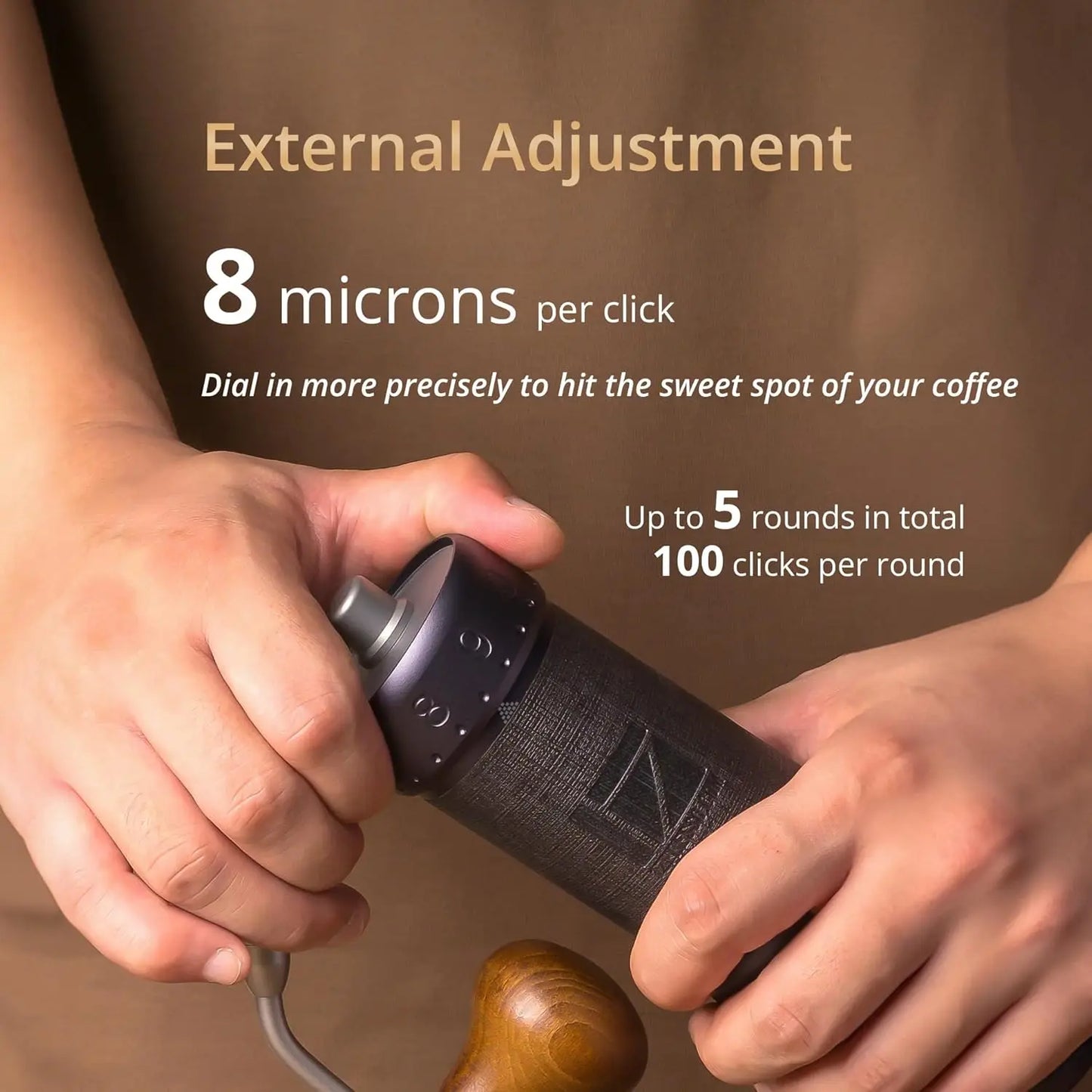 2024NEW 1zpresso Jultra coffee grinder Portable manual coffee mill adjustable 304stainless steel burr special 6core burr