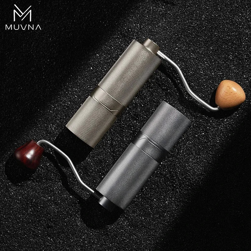 IN Stock MUVNA GM1 Adjustable Manual Coffee Grinder Coffee Grinder with Stainless Steel 38mm Conical Burr Portable Grinder
