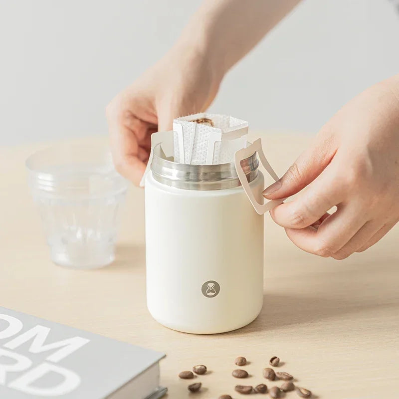IN Stock TIMEMORE Crystal Eye Travel Brewer 300ml Portable Coffee Brewer Coffee Cup 2-in-1 Compatible with 155 # Paper Filter