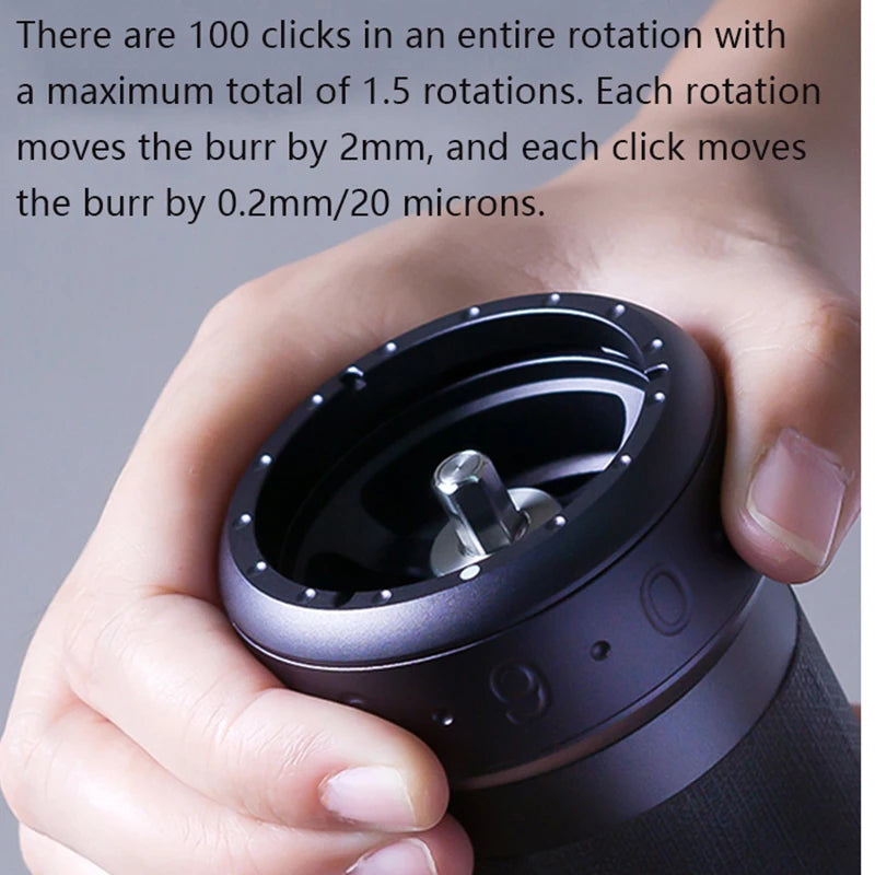 1zpresso Kultra coffee grinder Portable manual coffee mill adjustable 304stainless steel burr special 7core burr