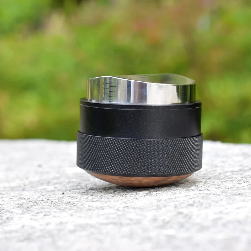 Manual Barista Powder Coffee Espresso Latte 58.5mm Coffee Tamper Distributor Leveler Tool single line Slopes Accessories