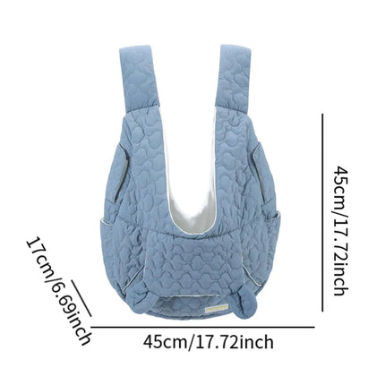 Multifunctional Pet Carrier Backpack & Chest Bag - Breathable Foldable for Cats & Small Dogs