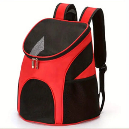JTPAWS Nylon Pet Carrier Backpack - S/L, Breathable, Walking & Hiking, Black/Blue/Red/Coffee