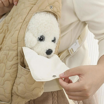Multifunctional Pet Carrier Backpack & Chest Bag - Breathable Foldable for Cats & Small Dogs