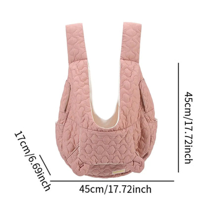 Multifunctional Pet Carrier Backpack & Chest Bag - Breathable Foldable for Cats & Small Dogs