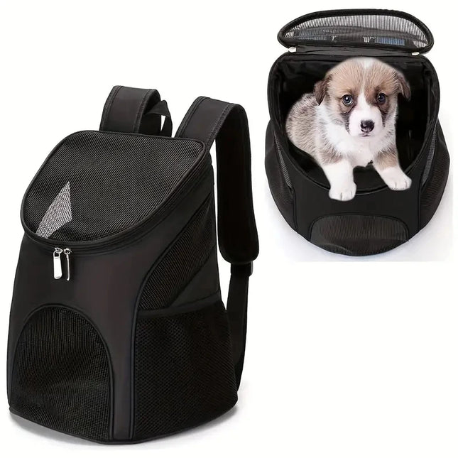 JTPAWS Nylon Pet Carrier Backpack - S/L, Breathable, Walking & Hiking, Black/Blue/Red/Coffee