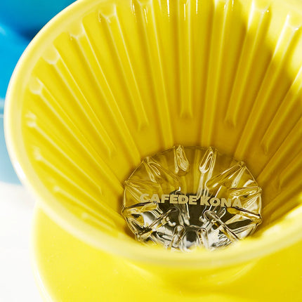 CAFEDEKONA Coffee Dripper Transformer Brewing Optimizer Make Wave Paper Filter Compatible With Conical Filter Extended Sweetness