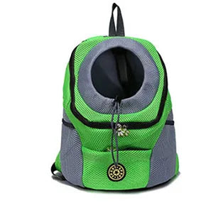 Double Shoulder Mesh Pet Carrier Backpack - Legs Out Design, S/M/L for Dogs & Cats 0-10kg