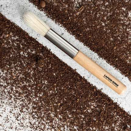 CAFEDE KONA Wooden handle cleaning brush grinder cleaning brush cafe bar household coffee brush