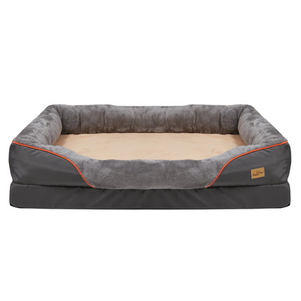 BINGOPAW Extra Large Orthopedic Dog Sofa Bed - Waterproof Sponge Foam, Removable Cover (L-XXXL)
