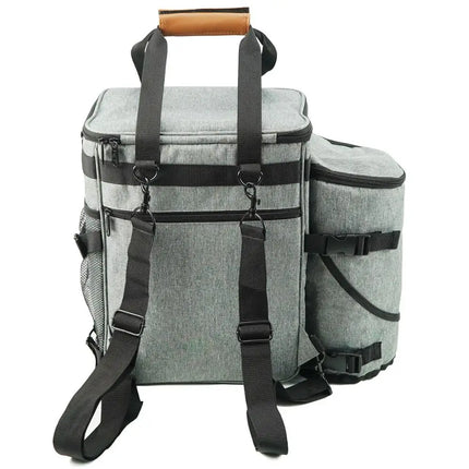 Airline Approved Pet Travel Organizer Backpack - 22.5L Weekend Tote with Multiple Pockets