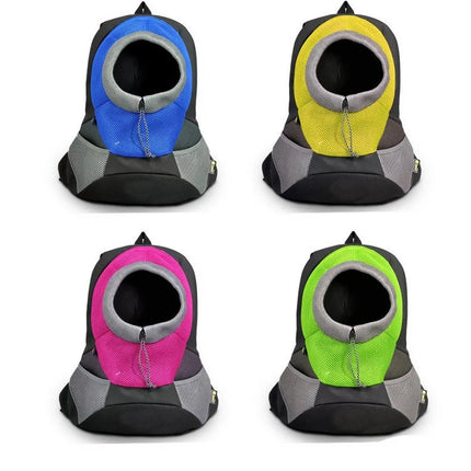 Petguider Nylon Mesh Head-Out Dog Carrier Backpack - S/L, Outdoor Hiking, 6 Colors
