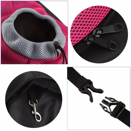 Petguider Nylon Mesh Head-Out Dog Carrier Backpack - S/L, Outdoor Hiking, 6 Colors