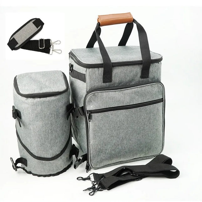 Airline Approved Pet Travel Organizer Backpack - 22.5L Weekend Tote with Multiple Pockets