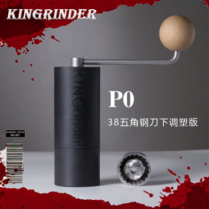 IN Stock Kingrinder P0 Series Coffee Bean Hand Grinder Italian Coffee Precision Hand Mill Portable Outdoor Home Coffee Grinder