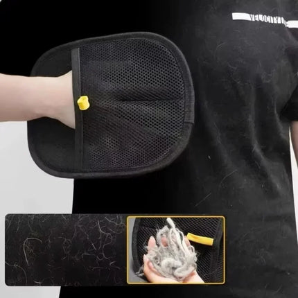 Double-Sided Pet Grooming Gloves, Cat Grooming Gloves, Pet Grooming Gloves for Dogs Bathing, Versatile Grooming Gloves for Washi
