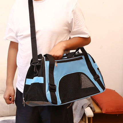 Oxford Airline Approved Soft-Sided Pet Carrier - S(43x20x26cm) / M(48x23x27cm) / L(53x25x34cm), 8 Colors