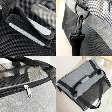 Oxford Airline Approved Soft-Sided Pet Carrier - S(43x20x26cm) / M(48x23x27cm) / L(53x25x34cm), 8 Colors