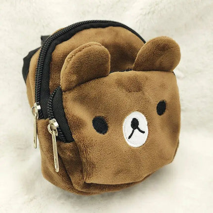 Durable Puppy Self-Carry Backpack - Adjustable Harness with Leash & Snack Bag for Dogs