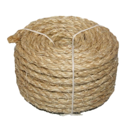 Cat Scratching Post Durable Twisted Sisal Rope for Gardening Applications Scratching Posts DIY Artwork Climbing Frame 6mmx20M