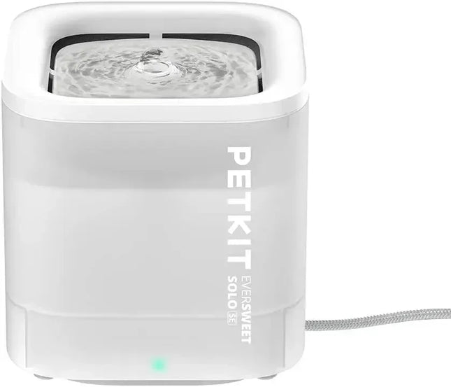 PETKIT 1.85L Super Quiet Cat Water Fountain - Wireless Pump, Auto Power-Off, Filtration 3.0