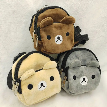Durable Puppy Self-Carry Backpack - Adjustable Harness with Leash & Snack Bag for Dogs
