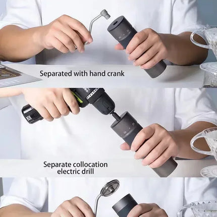 IN Stock Kingrinder K1 Coffee Bean Hand Grinder Pour Over Coffee Hand Mill Portable Metal Coffee Grind Machine Home Mill Grinder