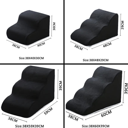 Pet Ladder Steps - Non-Slip Dog & Cat Ramp for Sofa and Bed (2/3/4 Steps)
