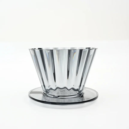 Cupcake Coffee Dripper 1-2Cups,Pour-over Coffee Brewer,BPAfree,Compatible with basket filters,boosts clarity and layered flavors