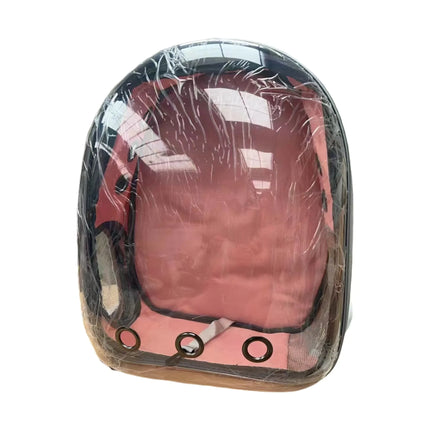 360° Transparent Bubble Cat Backpack Carrier - Spacious, Breathable, Lightweight, Gray/Pink/Black