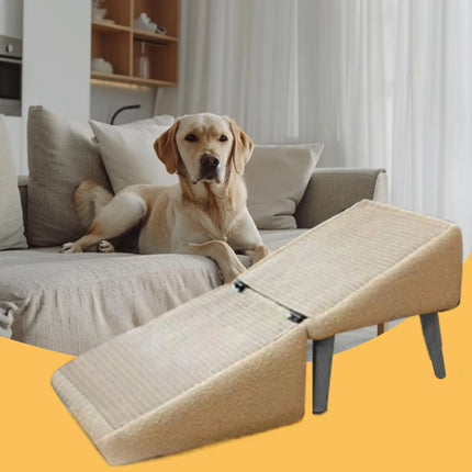 Foldable Dog Ramp for Bed & Vehicle - Non-Slip, Supports up to 50kg