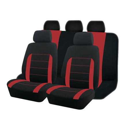 Universal Car Seat Covers Full Set - Polyester Fabric, Fits Most Cars, SUVs & Trucks