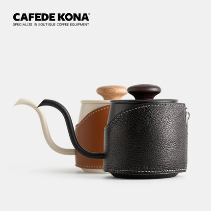 CAFEDE KONA Handleless Mini Drip Kettle Pour Over Kettle Coffee Pot 360ml Enables You To Brew More Flexibly And Easily