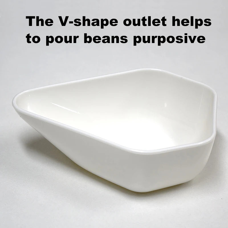 LILYDRIP PP Coffee Dosing Tray / Beans Dosing Feeder / The V-shape outlet helps to pour beans purposive Net weight 20g(+1%)