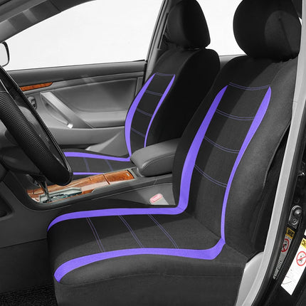 Universal Car Seat Covers Full Set - Polyester Fabric, Fits Most Cars, SUVs & Trucks