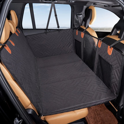 Dog Car Seat Cover Hammock - Waterproof, Scratch-Proof & Non-Slip Soft Pet Back Seat Cover
