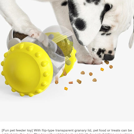 Pet Balance Car Slow Feeder Toy Interactive Treat Dispenser for Dogs Cats Anti-overturn Gravity Move Puzzle Toy Relieve Anxiety
