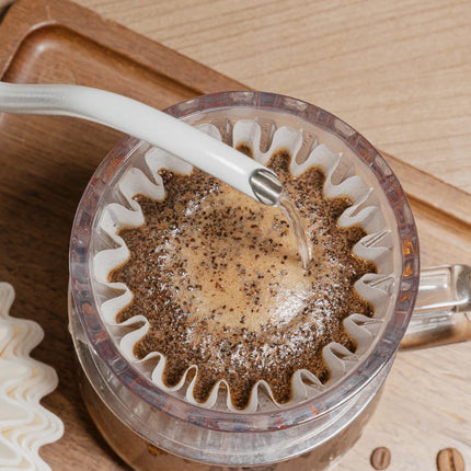 TIMEMORE 1-2Cups Basket Coffee Paper Filter Pour Over Filter Papers 50 Sheets;Fits B75 Coffee Dripper & 1-2 Cups Basket Dripper