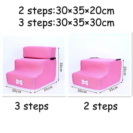 Hot Dog House Dog Stairs Pet  Stairs for Small Dog Cat Pet Ramp Ladder Anti-slip Removable Dogs Bed Stairs Pet Supplies