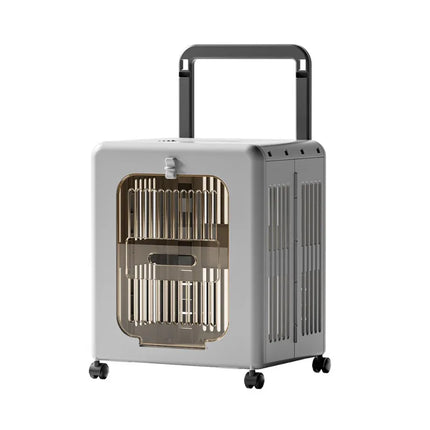 Foldable Rolling Pet Carrier Trolley - Airline Approved, Breathable, Lightweight, 4 Styles