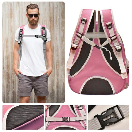 Space Capsule Transparent Pet Carrier Bag - Breathable Bicycle Carrier for Cats & Dogs, 4 Colors