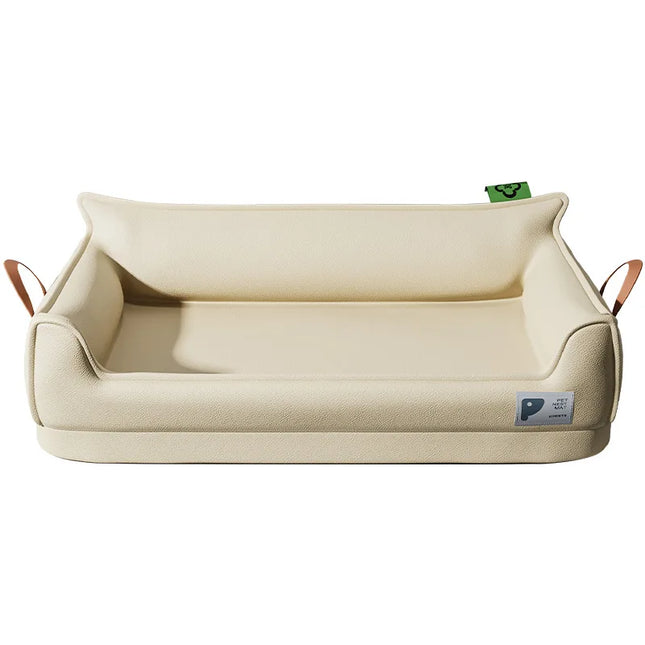 Orthopedic Leather Dog Sofa Bed - Waterproof, Non-Slip Bottom, Detachable (M/L/XL)