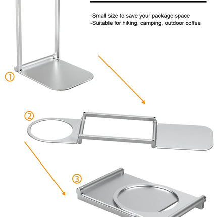 Foldable Coffee Drip Holder Aluminum Alloy Support Stand For Wireless Electric Portable Espresso Coffee Machine Accessories
