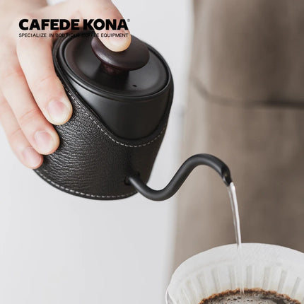 CAFEDE KONA Handleless Mini Drip Kettle Pour Over Kettle Coffee Pot 360ml Enables You To Brew More Flexibly And Easily