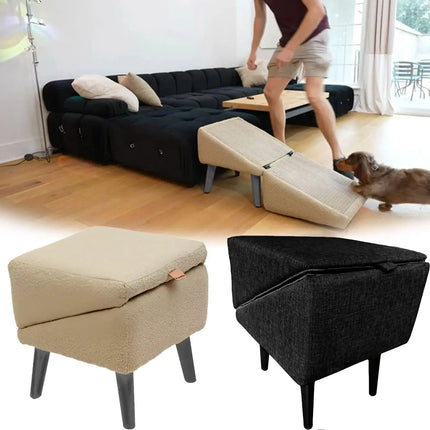Foldable Dog Ramp for Bed & Vehicle - Non-Slip, Supports up to 50kg