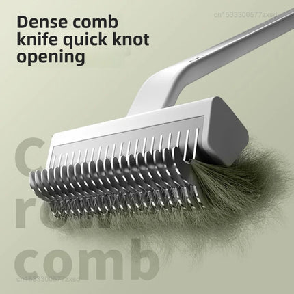 POPO Pet Hair Remover Comb Dog Hair Grooming Care Comb for Long Hair Pet  Hairs Cleaning Comb Float Hair Removal Slicker Brush