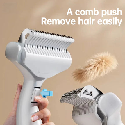 Pet Hair Comb Pet Hair Remover Dog Brush Pet Accessories Comb Thinly Pet Grooming Comb Cat Hair Remover Essential for Pet Owners