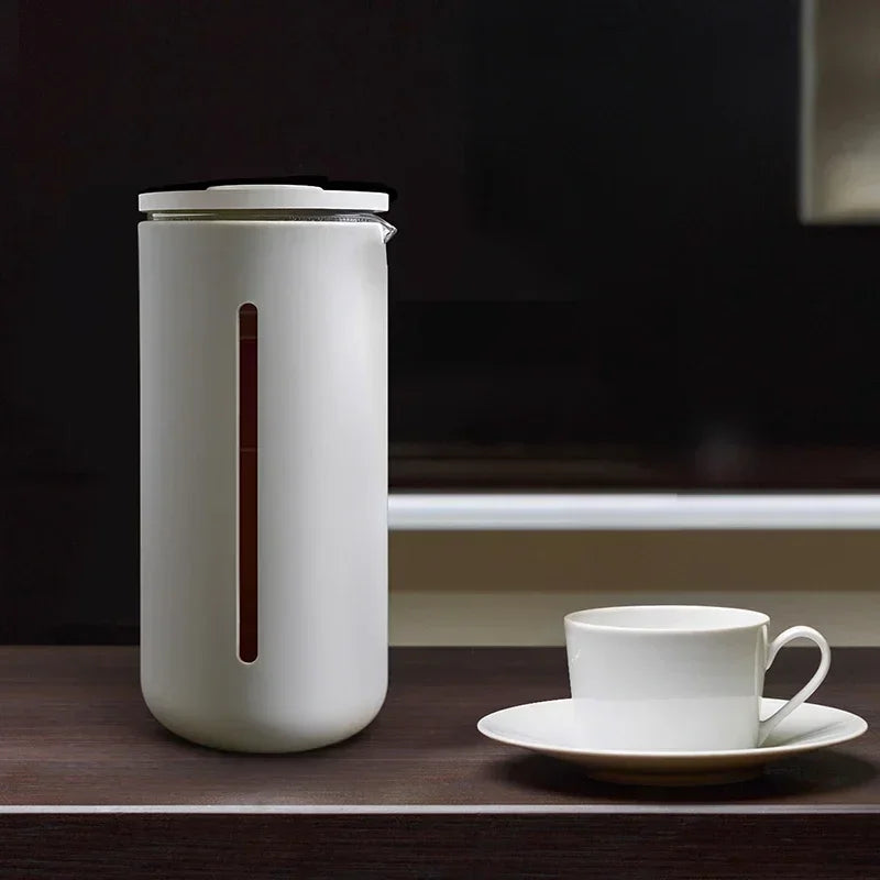 IN Stock TIMEMORE Small U French Press Coffee 450ml Maker Utensils Mug White Black for Kitchen Home Trave Office Coffee Cups